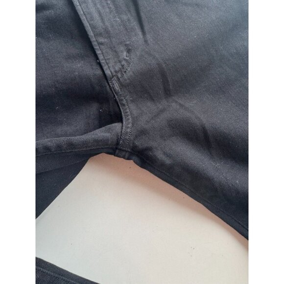 CITIZENS OF HUMANITY Drew Flounce Hem Black High Rise Cropped Jeans, Size 28 - Picture 7 of 16